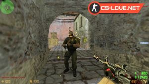 кровавый м4а1 для cs 1.6 rammstein